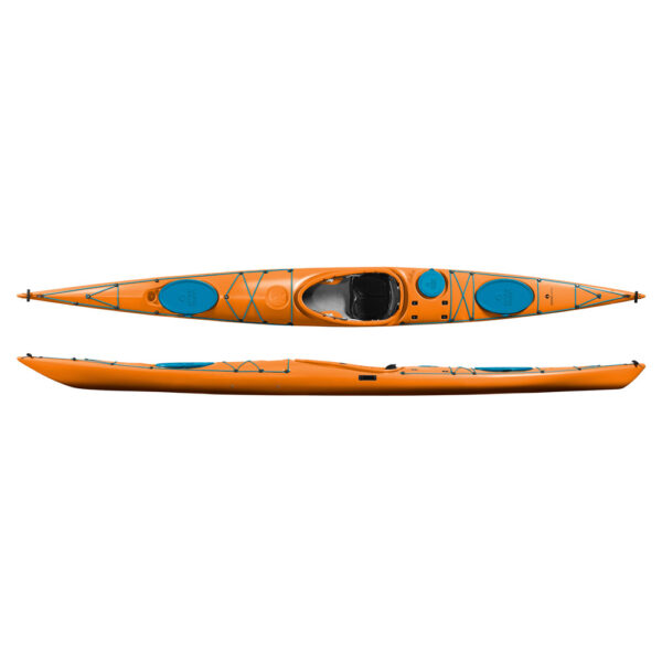 designkayaks endless model sea kayak combined view color juicy orange