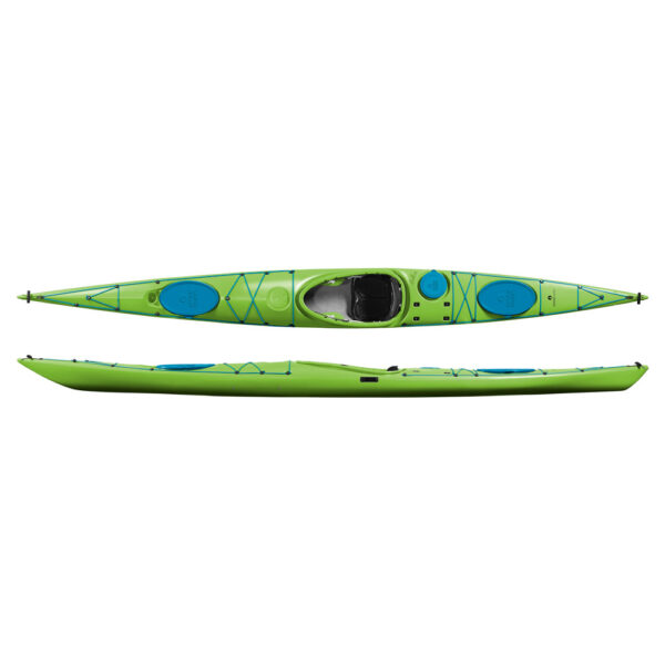 designkayaks endless model sea kayak combined view color spring green