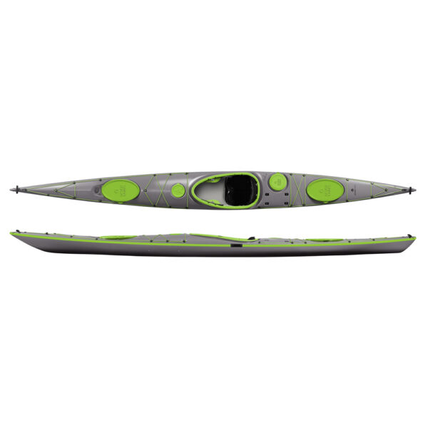 designkayaks endless gfx glassfiber model sea kayak combined view color misty grey